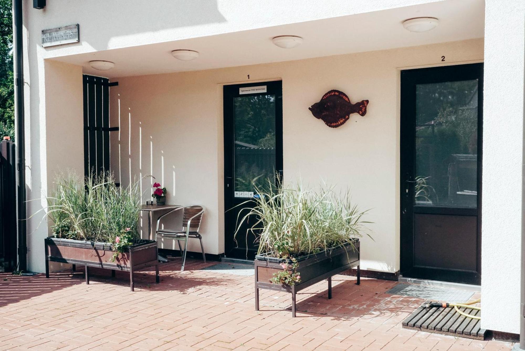 Seaside Studio Apartment The Red Fish Apsuciems Ngoại thất bức ảnh